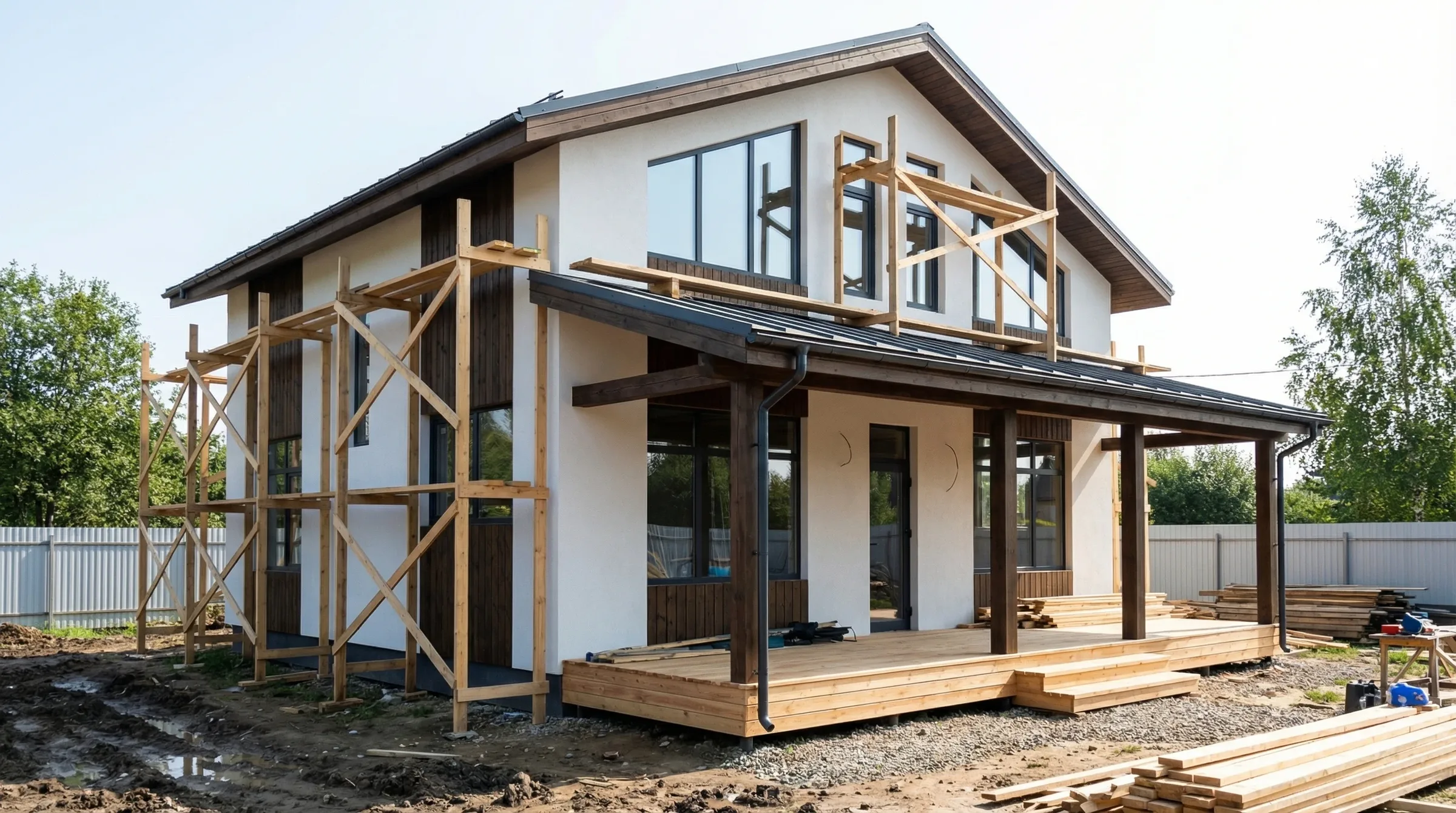 Построенный дом 1